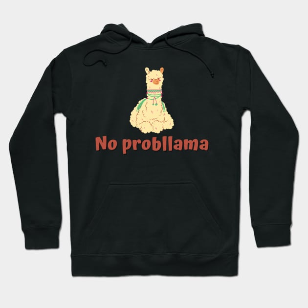 Lovely llama Hoodie by Art Cube